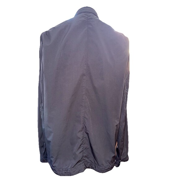 Diesel Black Nylon Moto Bomber Jacket Men’s L Full Zip Techwear Streetwear Soft - Picture 6 of 12